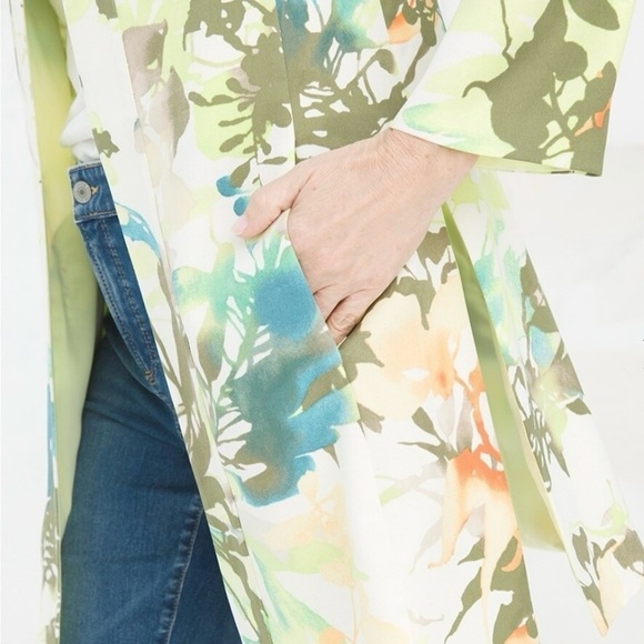 Chicos' Spring Paradise Duster/ Size 3 - Picture 3 of 14
